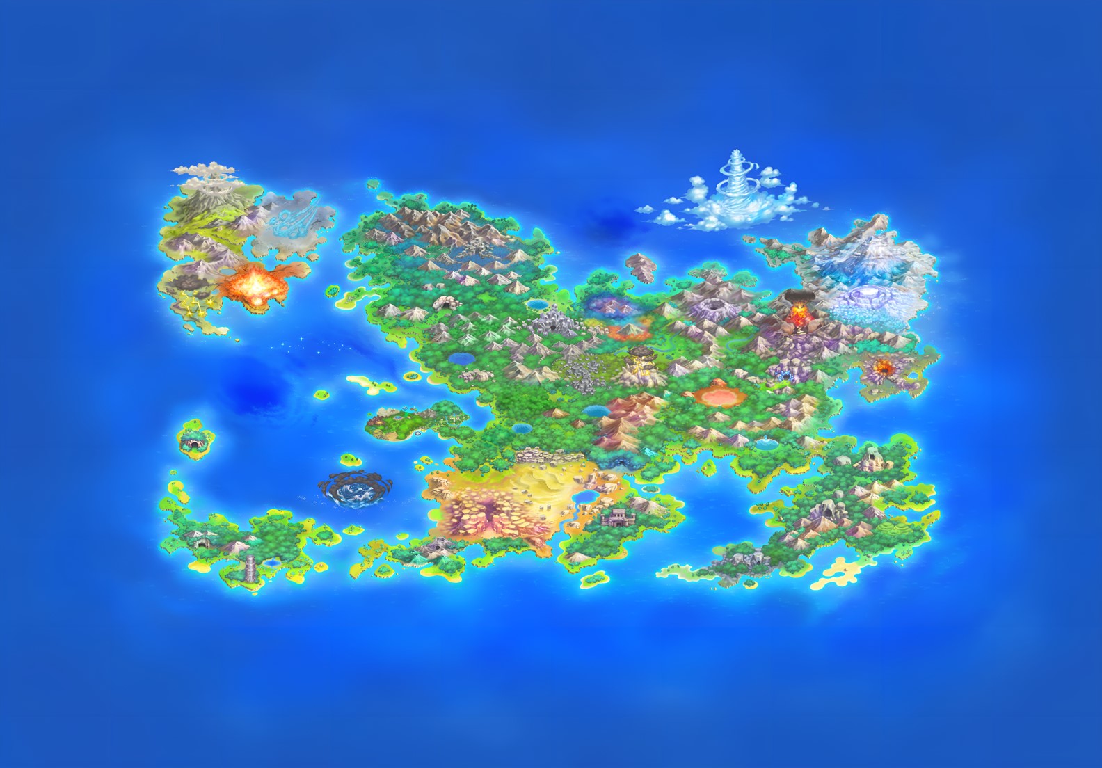 Pokemon Hunters map